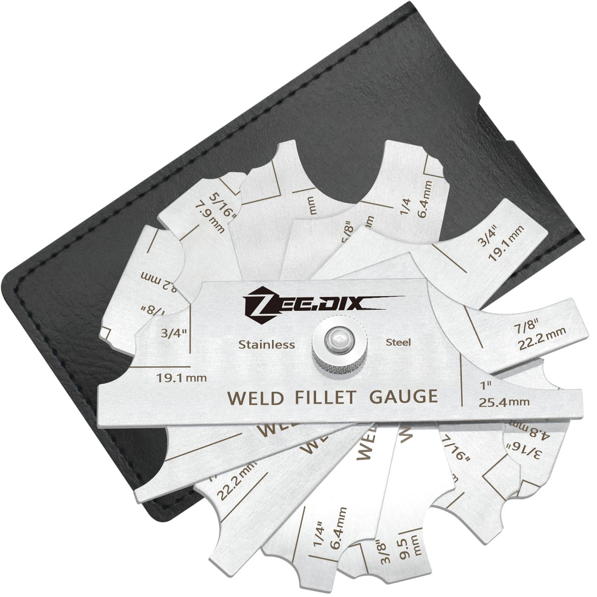 ZeeDix Metal Fillet Weld Gauge Set
