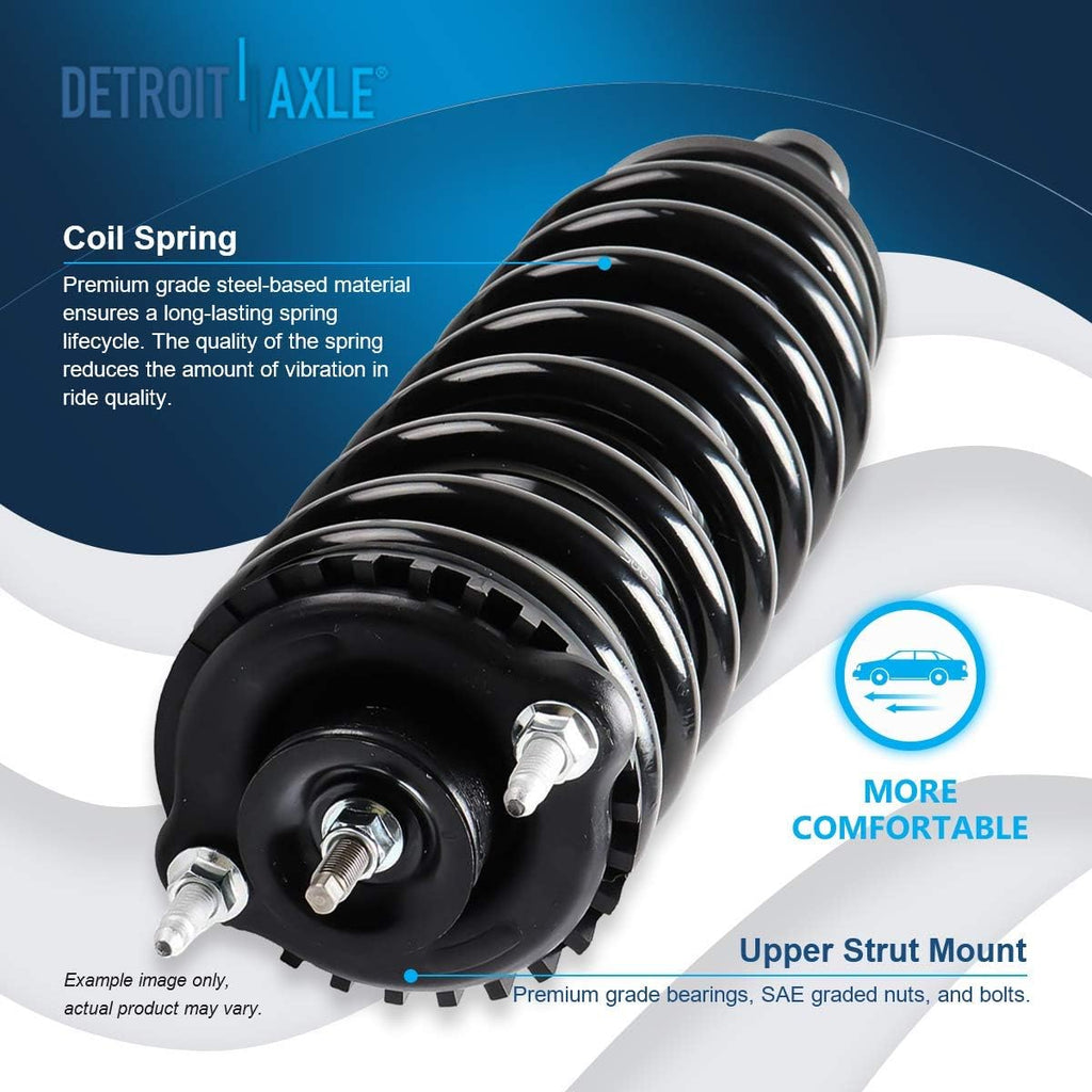 Detroit Axle - Struts Shocks for Chevy Trailblazer EXT GMC Envoy XL XUV