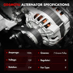 11034 GDSMOTU Alternator 2.4L for Toyota for Camry 04-06 for Solara 04-08