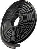 50 ft Boat Rub Rail Insert, 1-3/16" Black Marine PVC Bumper for Boats Kayaks
