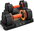 2026 FDB2 Updated Adjustable Dumbbell Set of 2, 110lbs/50lbs Weights Dumbbell Set with Storage Box, 25lbs/55lbs