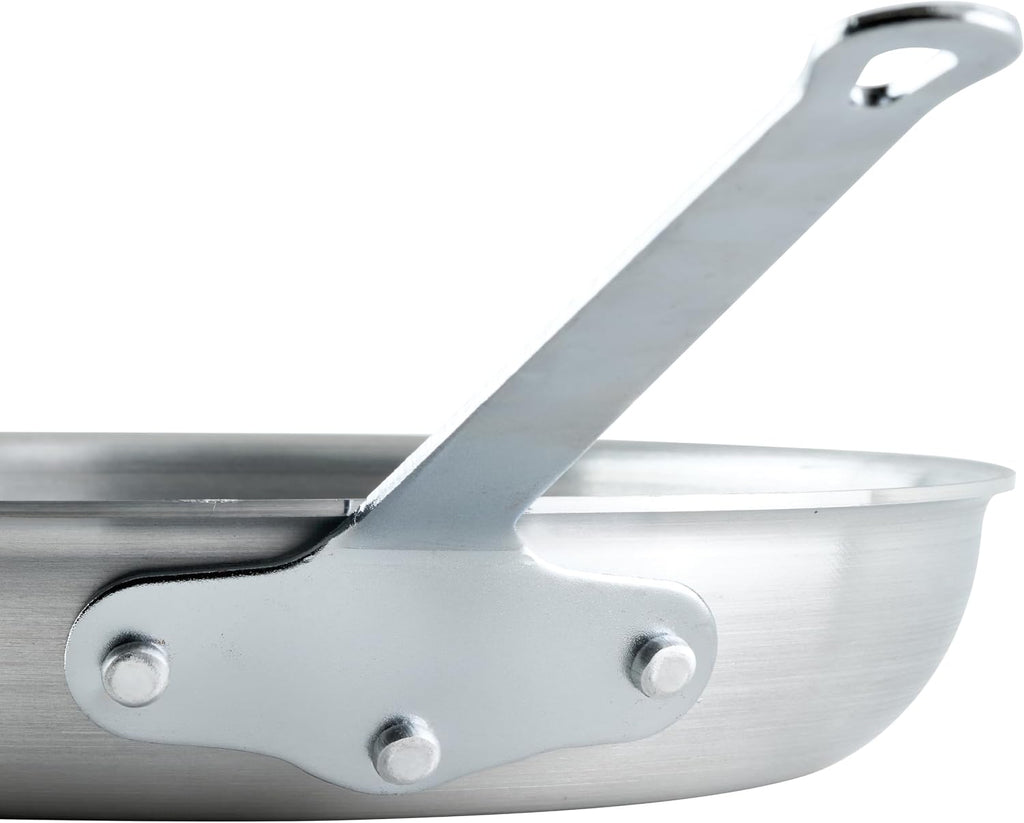 12" Aluminium Fry Pan, Natural Finish