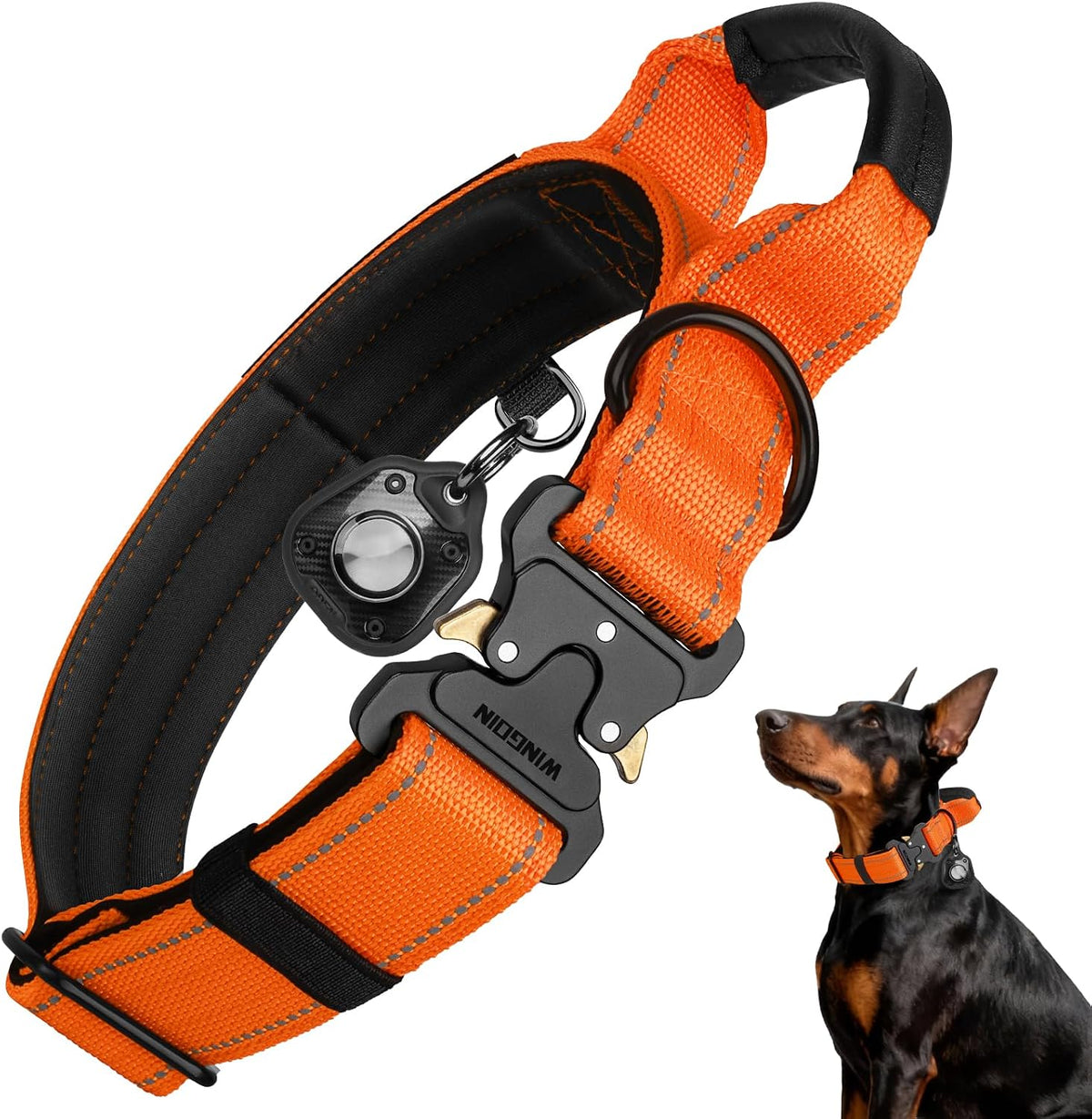 Dog Collar for Large Dogs, Heavy Duty Tactical Dog Collars