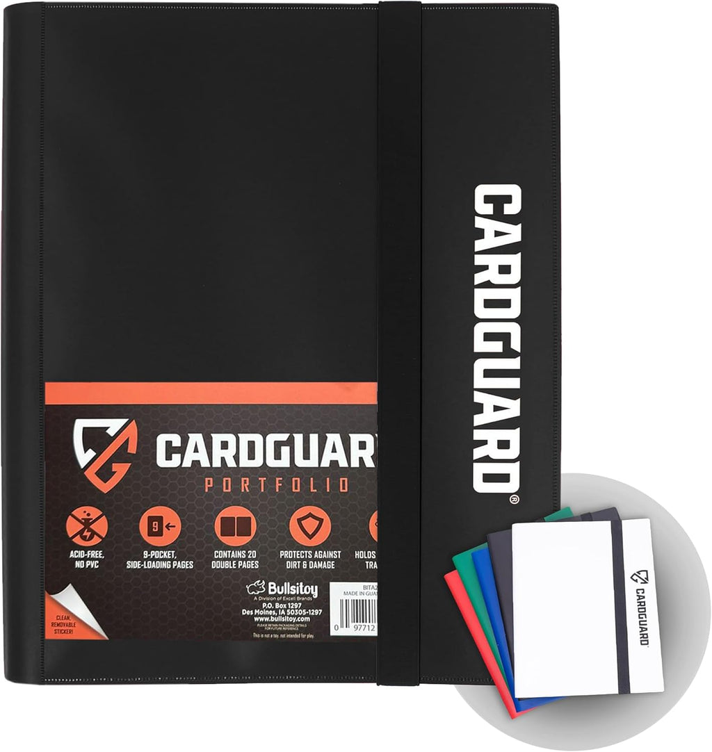 Trading Card Binder Pro-Folio – 9 Pocket Binder - Side-Loading Album, Durable & Acid-Free Storage for Pokémon