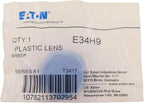 Eaton E34H9 Pilot Light Lens,30mm,Amber,Plastic