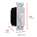 UltraPro in-Wall Mechanical Countdown Timer Switch, Spring Wound, White