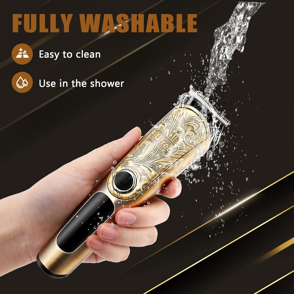 Gifts for Men, Beard Trimmer with Charging Stand, IPX7 Waterproof Electric Razor Shavers for Men, Clippers for Hair