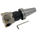 CME 3" 90° Indexable Face Mill w/ CAT40 Arbor, TPG322 Inserts Included, 5 Flutes