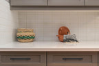 Matte Black Square Cabinet Pulls Handles 5 Inch 30 Pack