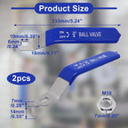 Stainless Steel Ball Valve Handle for 3/4 inch (DN20) Ball Valves