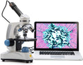 Microscope SW150,Compound Student Microscope,40X-1000X,Monocular Head,Coarse & Fine Focusing,Dual