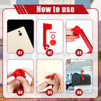 Mailbox Flag Replacement, Red Flag for Mailbox | Mailbox Hardware, Easy Installation, Suitable for Metal, Brick