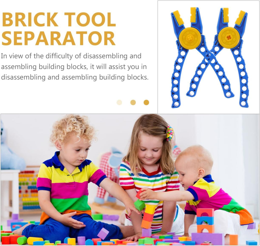 2pcs Multi-Functional Brick Separator Tool Set Toy Assembly and Disassembly Pliers Sturdy Plastic Brick Accessories