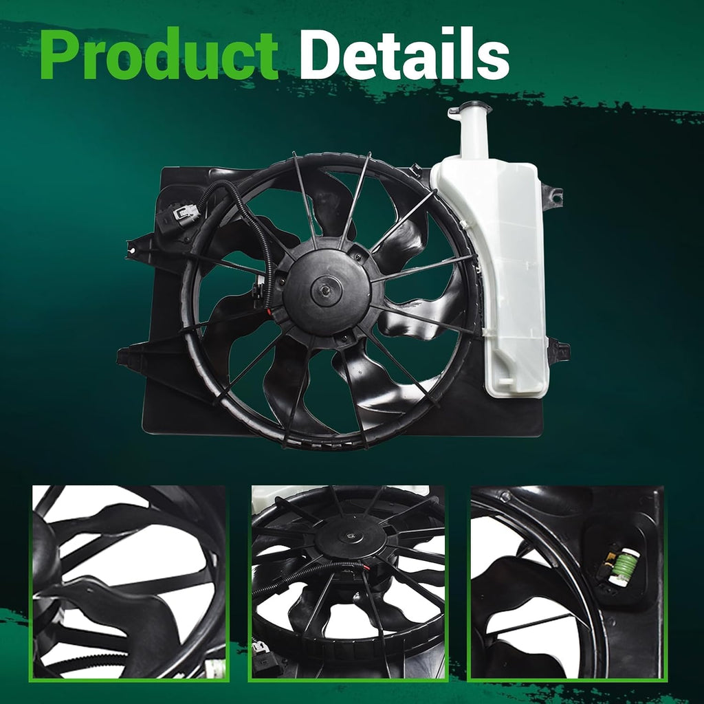 munirater Radiator Cooling Fan Replacement for Elantra 2017-2019 HY3115156