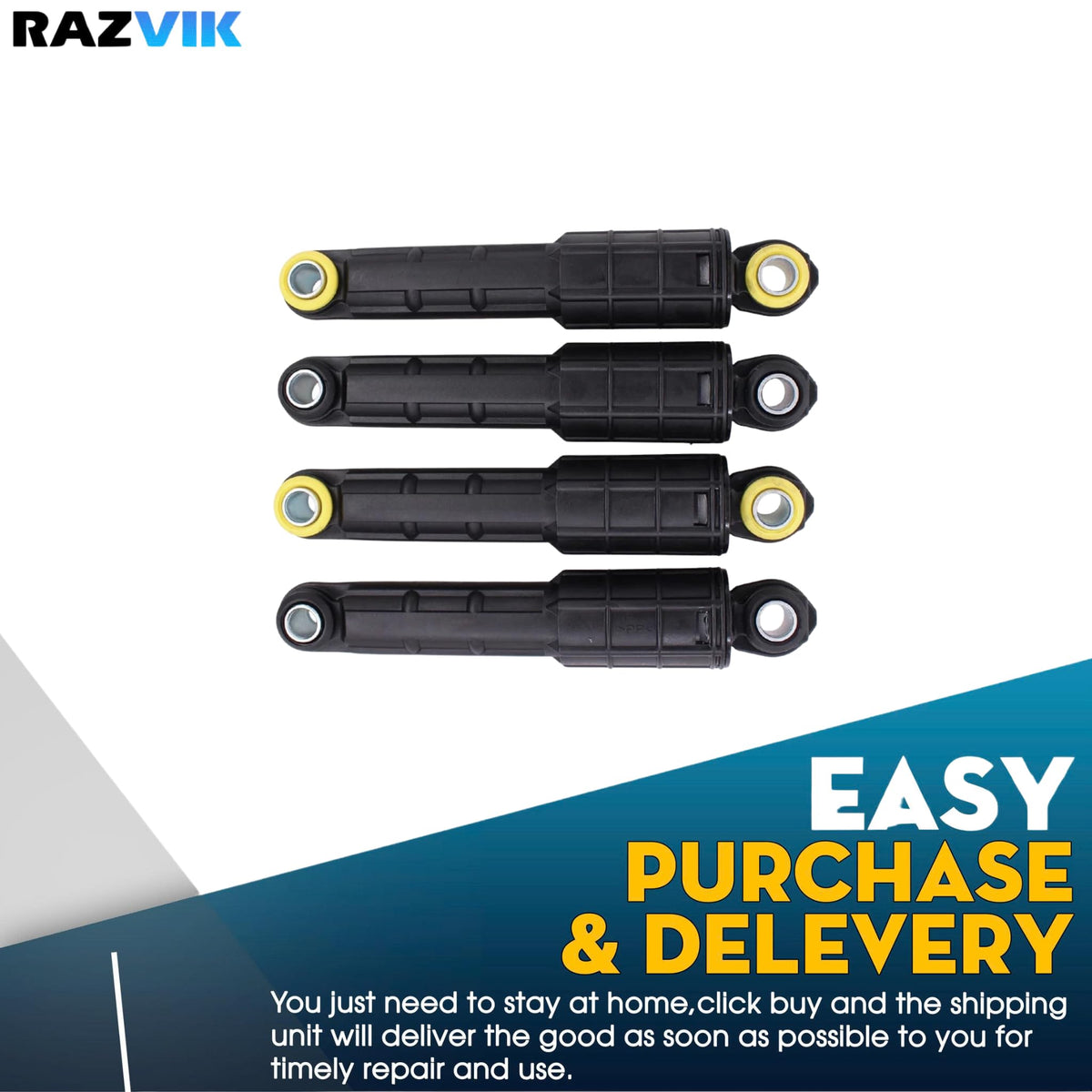 Replaces For Samsung WF42H5000AW/A2-11 Washer Front & Rear Shock Absorbers
