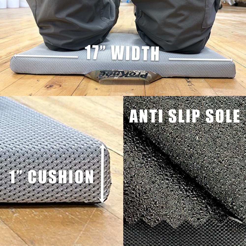 Bomber Pad | Kneeling Board | Anti-Slip | Shock Absorber Cushion | Knee Pad | Flooring Installation, Gardening