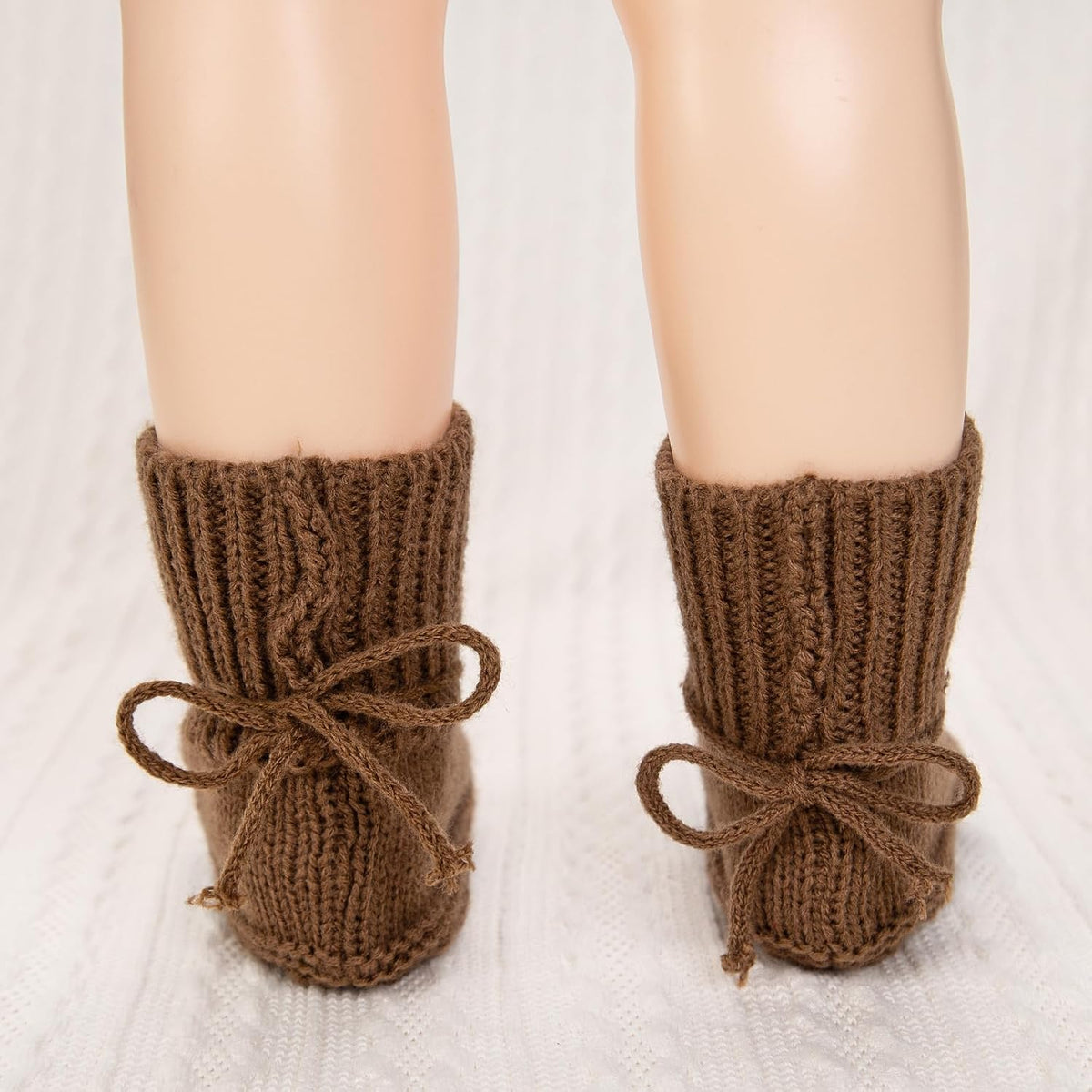 Baby Booties Newborn Walking Shoes Warm Crochet Knit Soft Socks for Infant Boy Girl