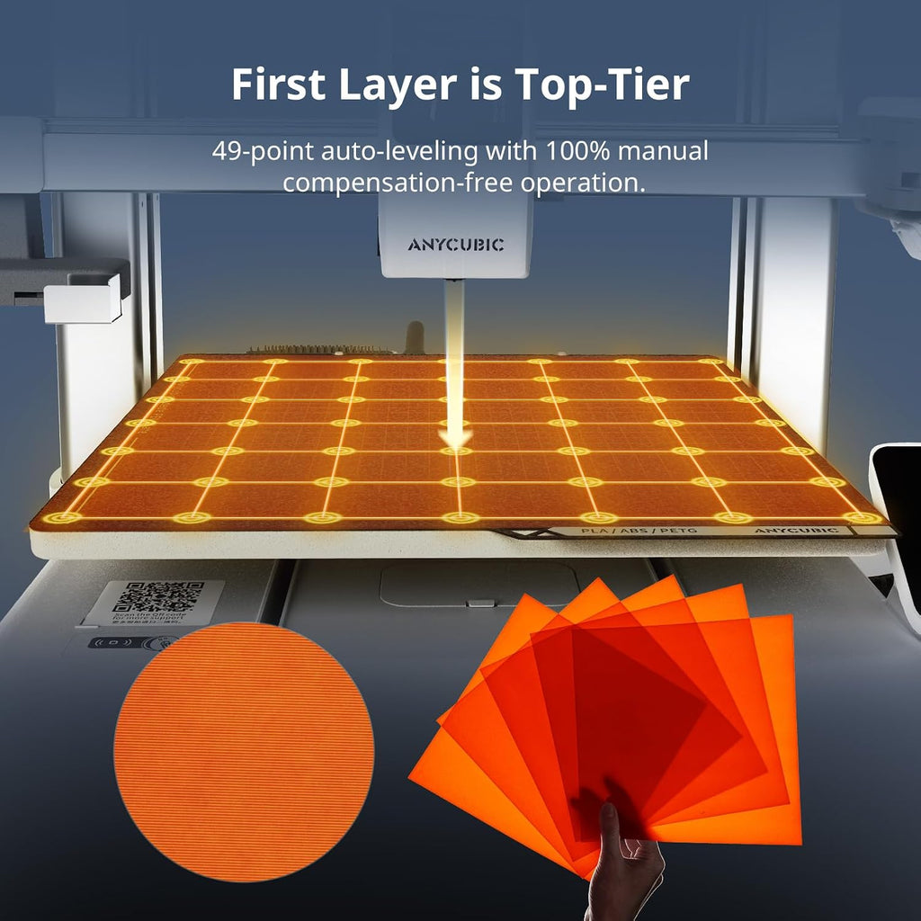 Kobra X Combo 3D Printer with ACE 2 Pro, Native 7-Color Printing | Up to 19 Color, 2X Faster, 2X Less Waste