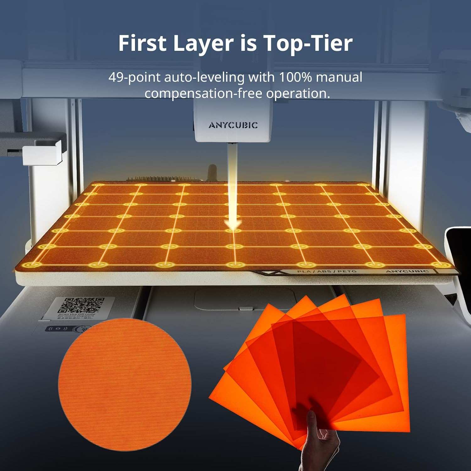 Kobra X Combo 3D Printer with ACE 2 Pro, Native 7-Color Printing | Up to 19 Color, 2X Faster, 2X Less Waste