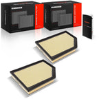 A-Premium 2-PC Engine Air Filter Compatible with Jeep Models