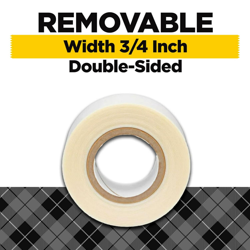 Removable Fabric Tape, 3/4 in x 180 in, 1/Pack, Removable and Double Sided (FTR-1-CFT)