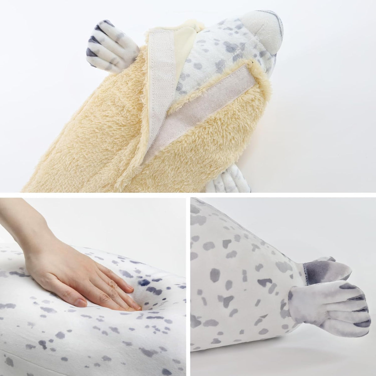 Furvana Chubby Blob Seal Pillow Soft Plushies (Medium 20")