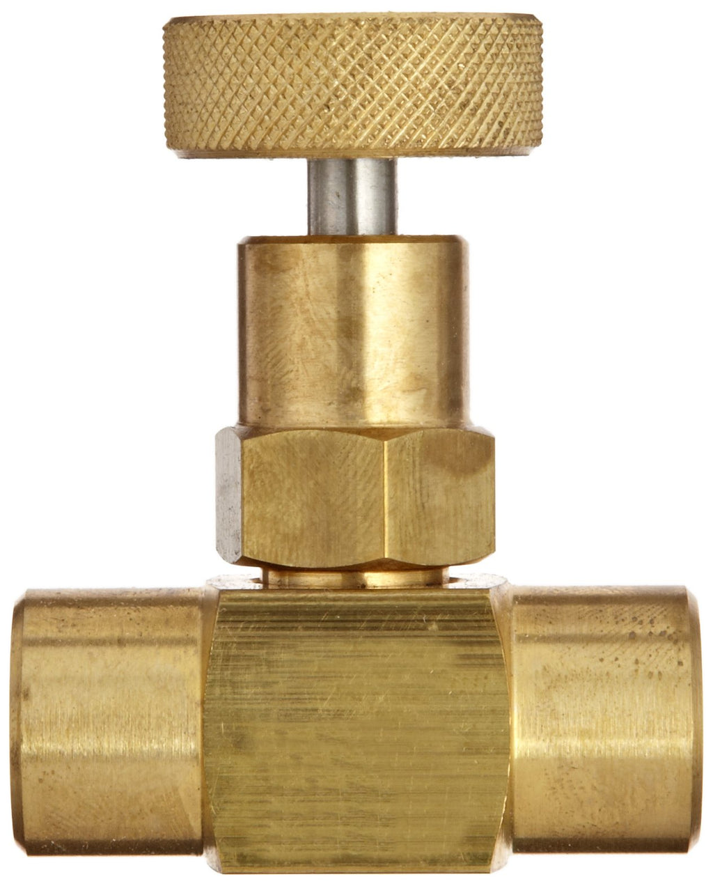 Dixon FFB102 Brass Mini Needle Valve, 1/4" NPT Female