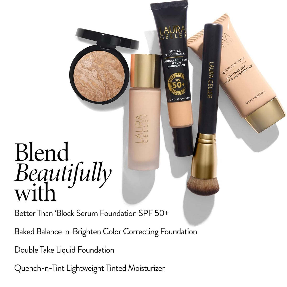 LAURA GELLER Makeup Brushes - 05 Full Coverage Foundation Blending Brush