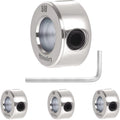 4pcs 3/8" bore Shaft Collar,Zinc Plated Set-Screw Shaft Collars