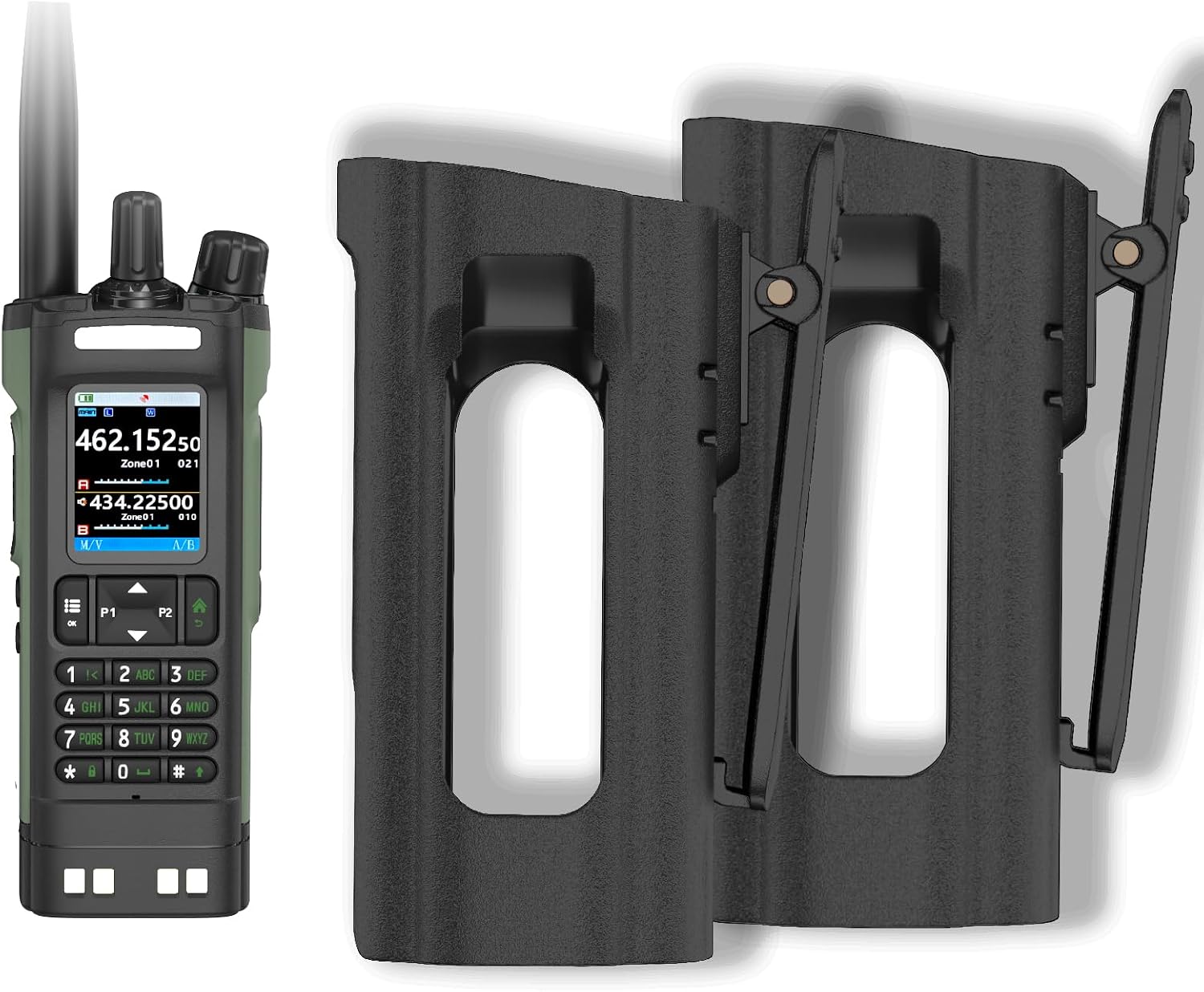 DM32 UV32 Radio Holster for Duty Belt Portable walkie Talkie Case Plastics Walkie Talkie Clip Holster Compatible with