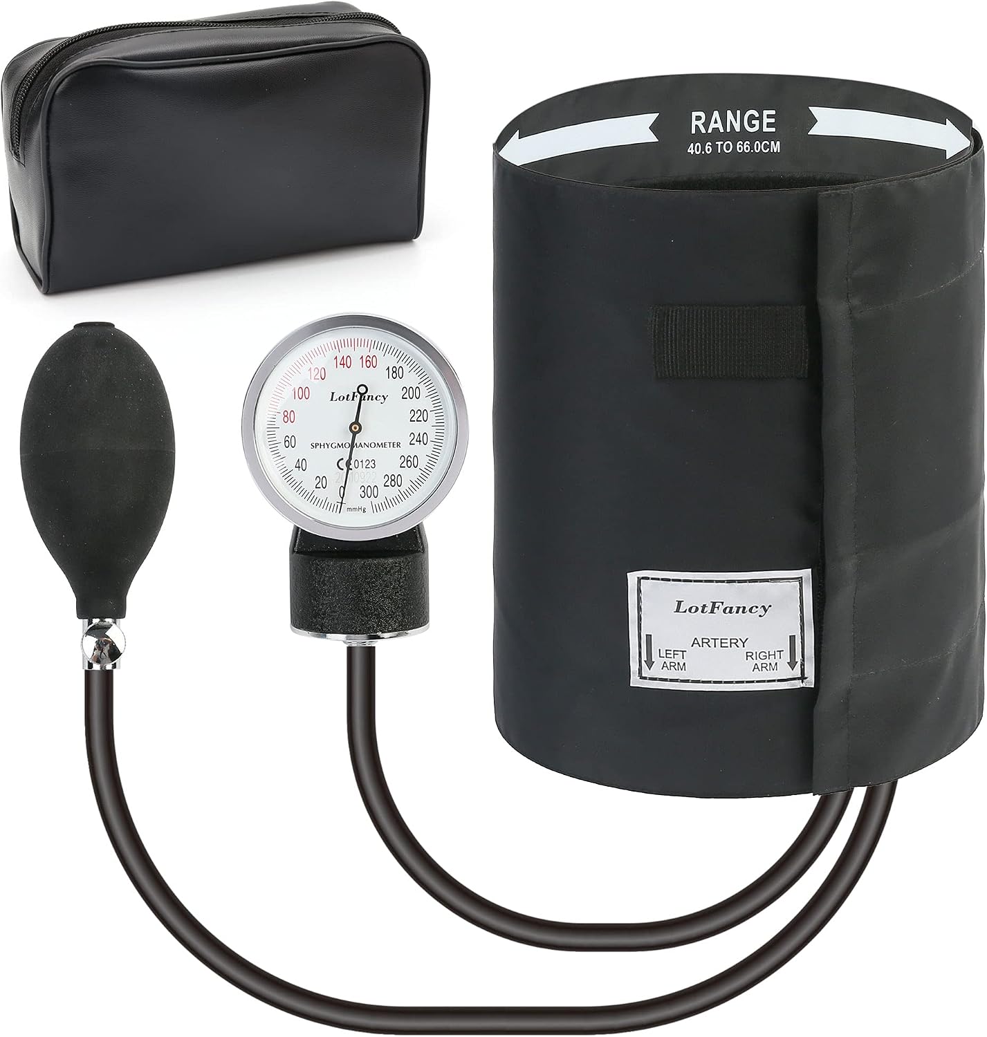 XXL Blood Pressure Cuff Manual Adult, Professional Thigh BP Cuff 16"-26", Extra Large Adult Size Sphygmomanometer