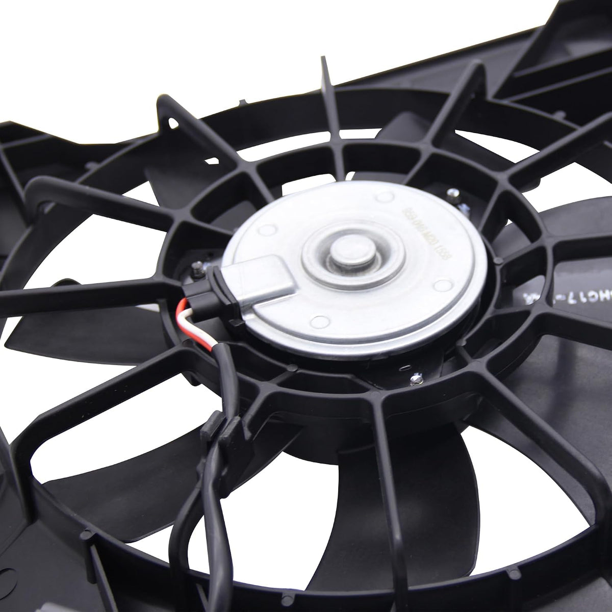 PartsFlow Radiator Cooling Fan Assembly Compatible with 2003 2004 2005 2006 2007 Honda Accord (DX Sedan&EX Coupe&EX Sedan&LX Coupe&LX Sedan) 2.4L 620-225