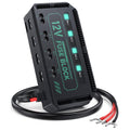 12V Fuse Block, Universal 20A Relay Box Kit with 4 Circuits Low Profile Mini Blade Fuse Holder, Battery Fuse Box
