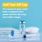 10mL Vials for Injections with Self-Healing Injection Port and Sealed Cap