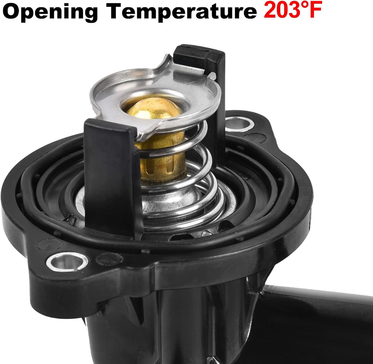 EVIL ENERGY Thermostat Housing Assembly, 05184651AF 49569 902-852, Compatible with 2011-2015 Dodge Durango 2011-2020 Jeep Grand Cherokee 2012-2017 Jeep Wrangler 3.6L