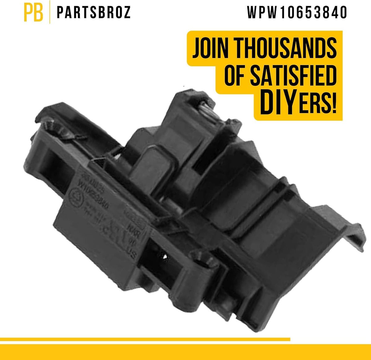WPW10653840 Dishwasher Door Latch for Whirlpool Kenmore KitchenAid 3281753
