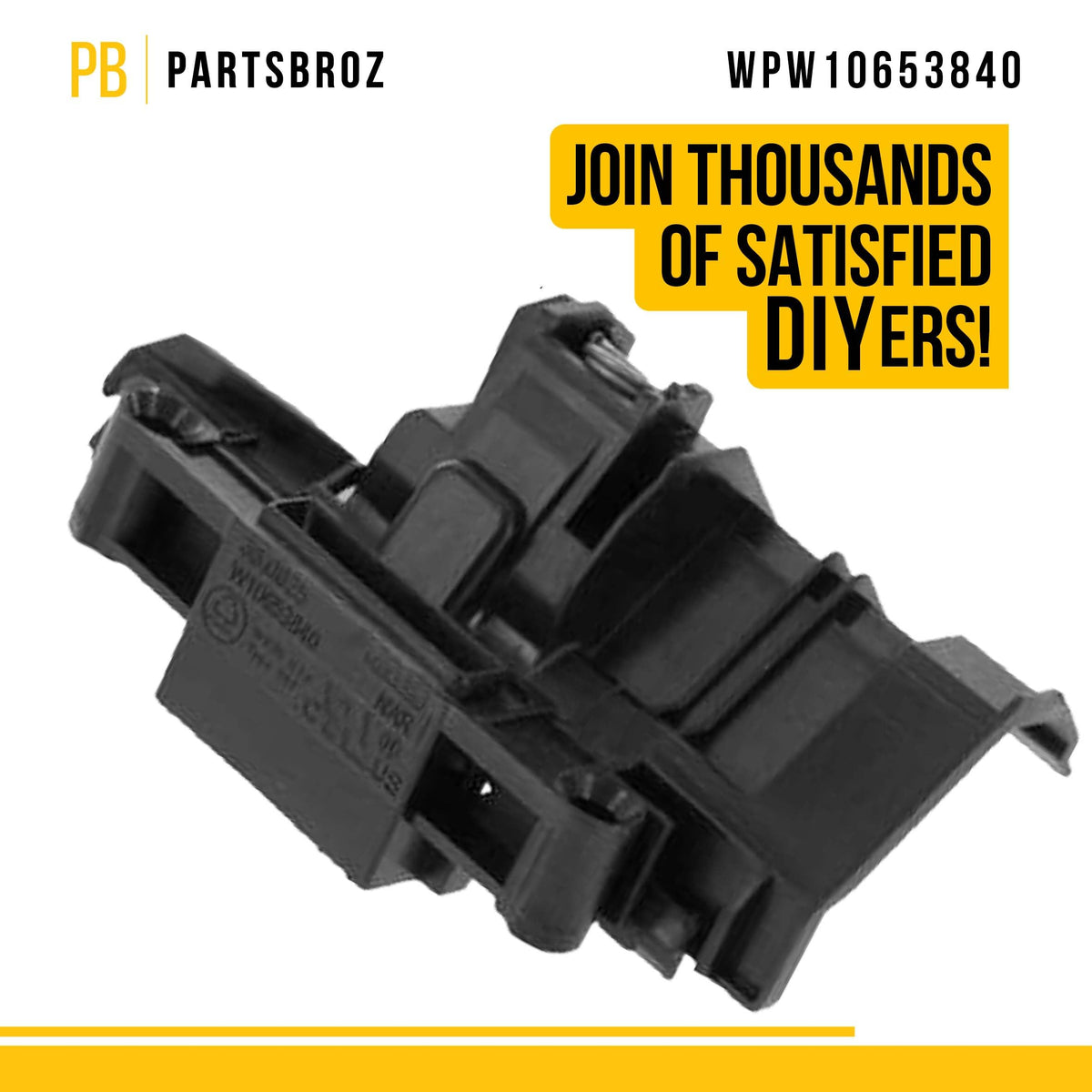 Dishwasher Door Latch for Whirlpool WDF331PAMB0