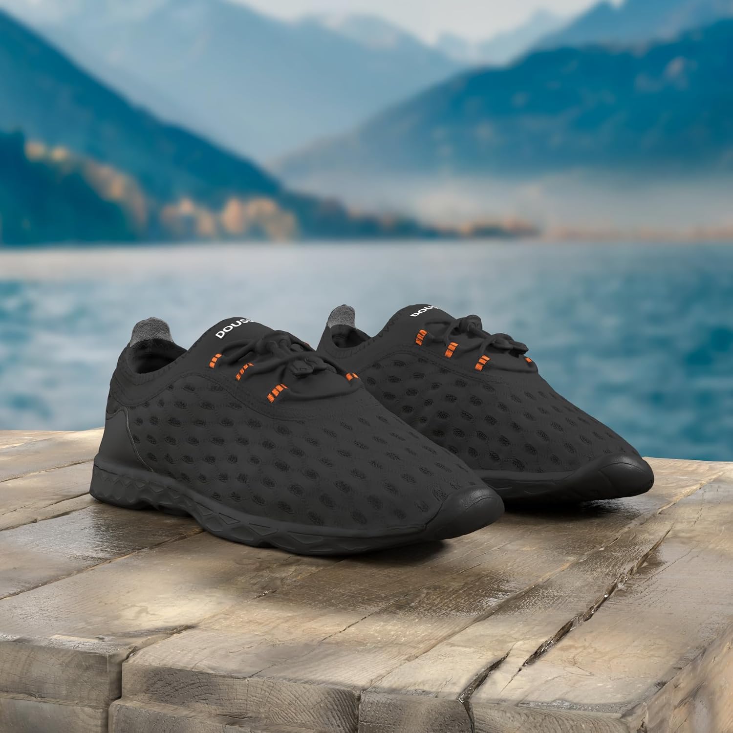 Men's Water Shoes Quick Dry for Beach Swim Pool Fishing | Adult Breathable Summer Walk Aqua Sandals for River