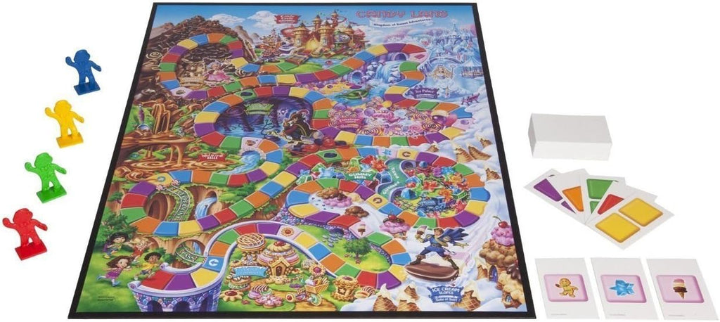 Hasbro Gaming Candy Land Kingdom of Sweet Adventures Board Game for Kids, Easter Gifts for Boys and Girls, Ages 3 &