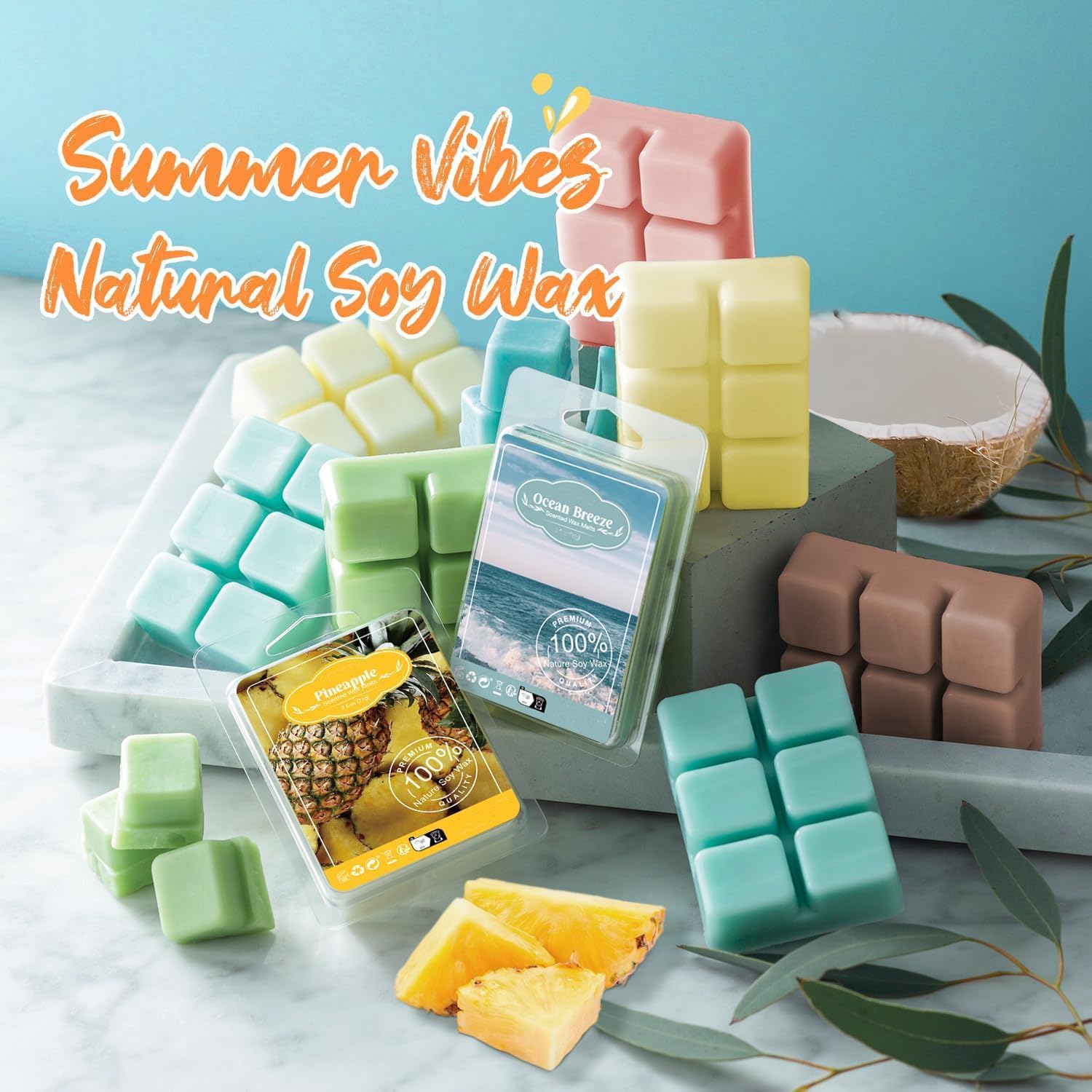 Thickened Wax Melt Molds Containers Clamshells for Wax Melts | Wax Tart Packaging for Enterprises or Households,Wax