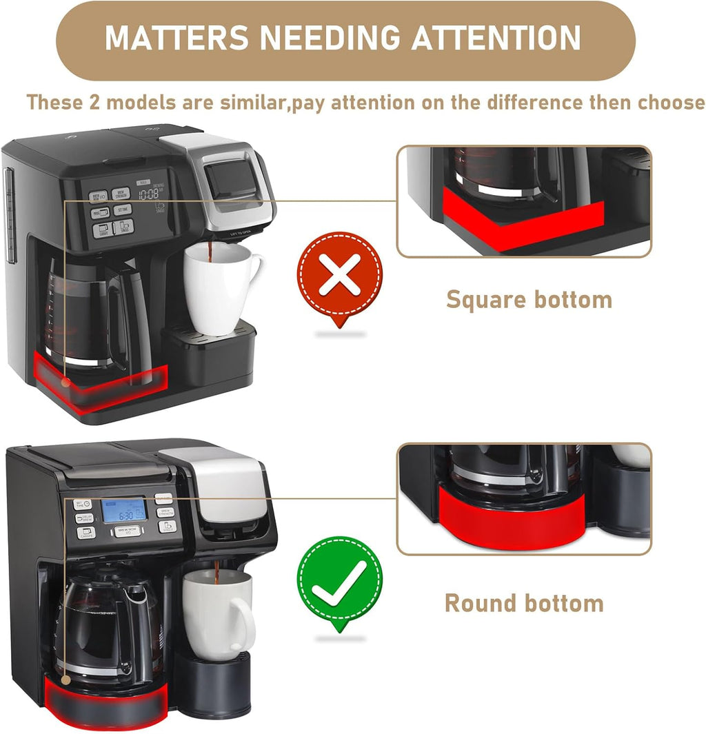 12-Cup Replacement Coffee Carafe Compatible with Hamilton Beach Coffee maker Pot 49902, 49915, 49905C, CM4309, 49317