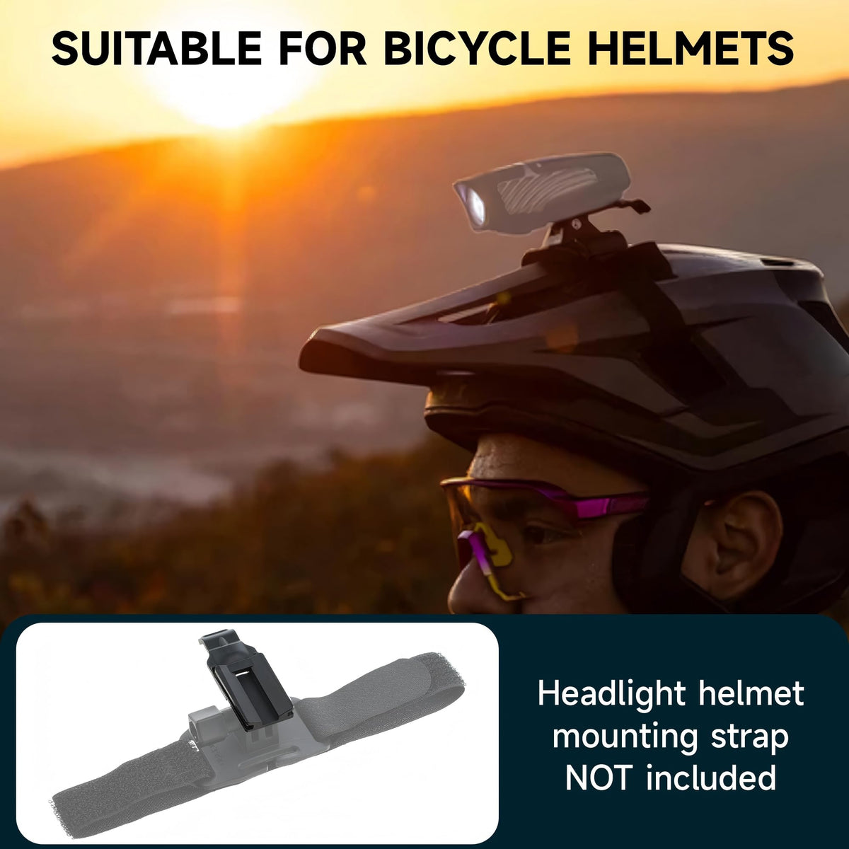 Bike Light Mount Adapter (2 Pack)