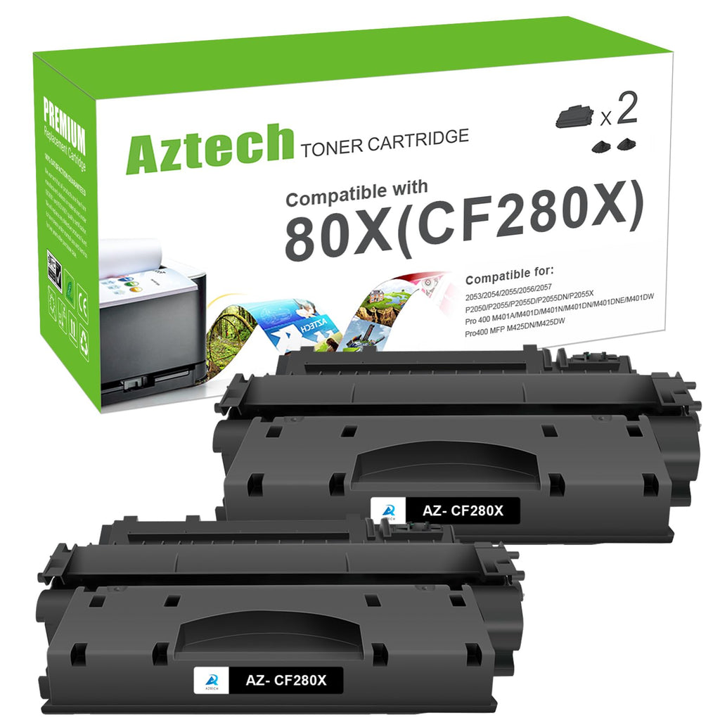 80X CF280X M401n Toner Cartridge Black Replacement for HP 80X 80A CF280A