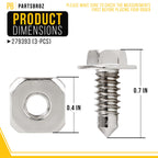 Dryer Terminal Block Screws for Whirlpool YMED3100DW1 (3-Pack)