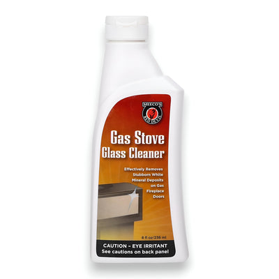 710 Gas Stove Glass Cleaner - Quickly & Easily Removes Stubborn White Mineral Deposits from Gas Fireplace or Stove