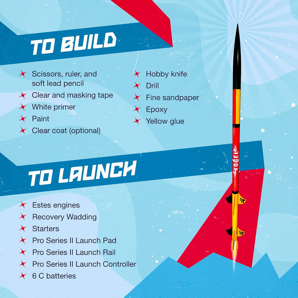 9728 Vogel Pro Series II Expert Model-Rocket Kit