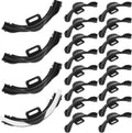 Pushglossy 20 Pcs 1/2" Pex 90 Degree Bend Supports, Plastic Pipe Holders