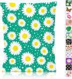 6x9 Boutique Poly Mailers 100 Pack, Daisy Design