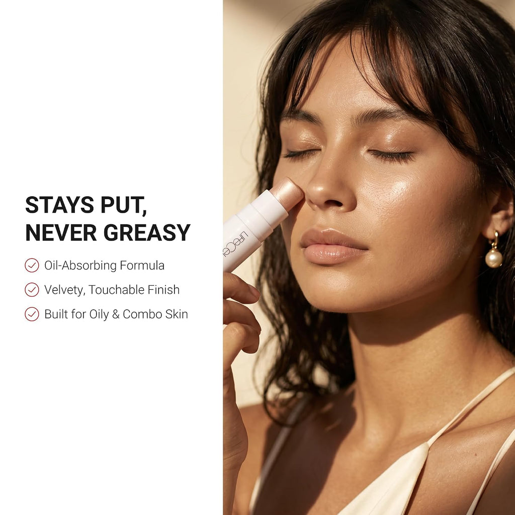 Cream Highlighter Stick, Rose - Vegan Glow, 0.25oz