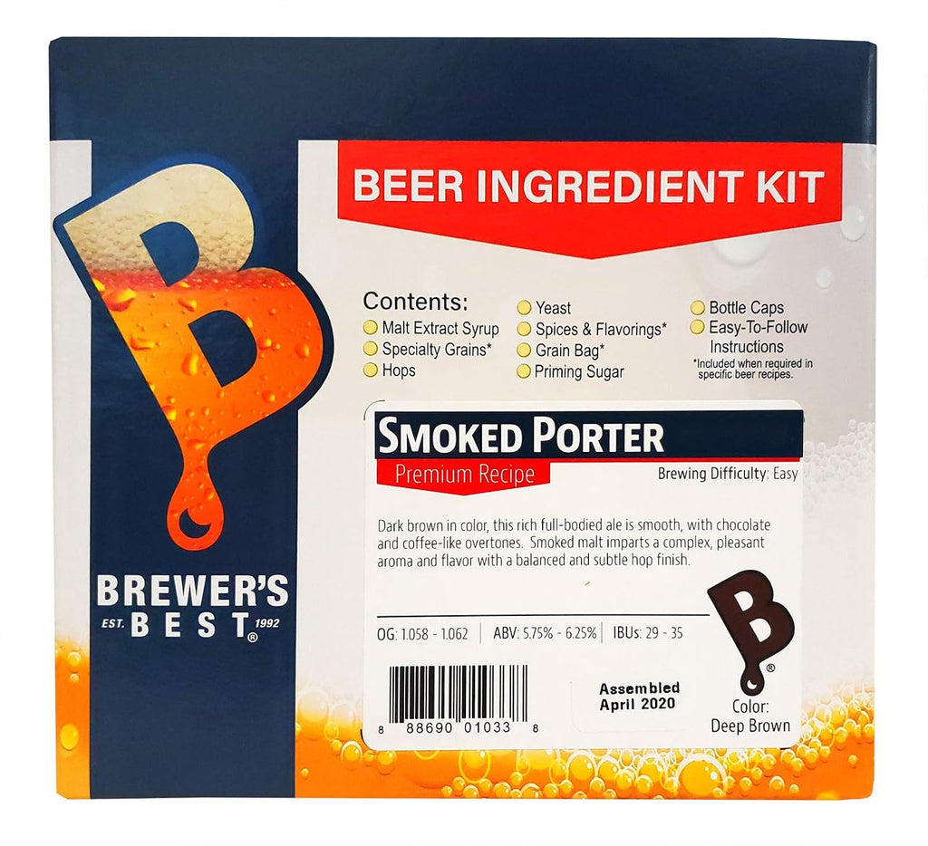 1033 - Home Brew Beer Ingredient Kit (5 gallon), (Smoked Porter) Brown